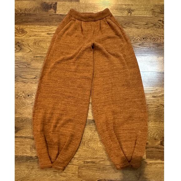 Free People Beach Women's Ella Slouchy Wide Leg Pants Rust Size XS Comfy Chic - Picture 1 of 7
